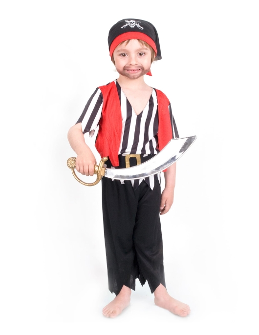Pirate Boy Kids Costume Small