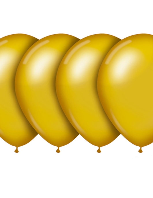 Gold Metallic Balloons 30cms