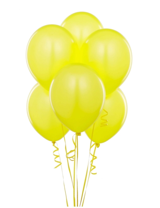 Yellow Metallic Balloons 30 cm 