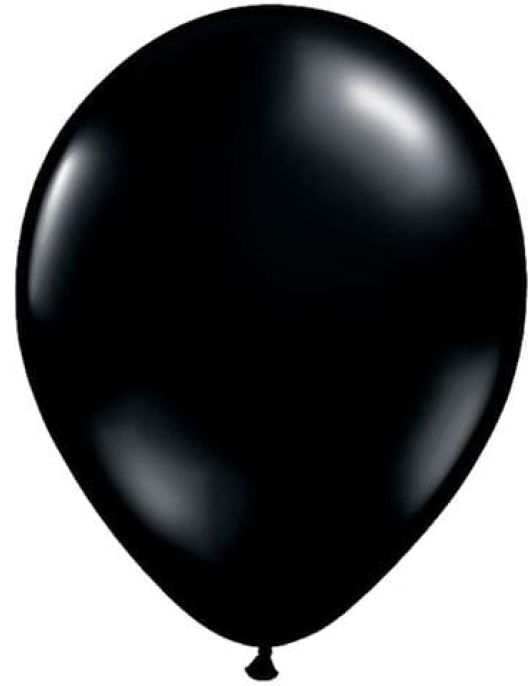 Black Metallic Balloons 30 cm