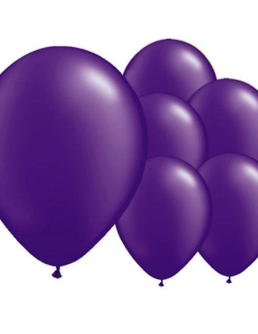 Purple Metallic Balloons 30 cm 