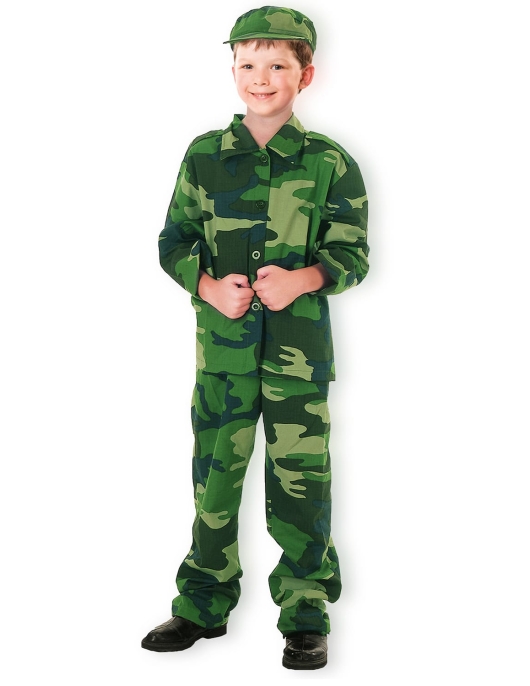 Soldier Boy Kids Costume Small