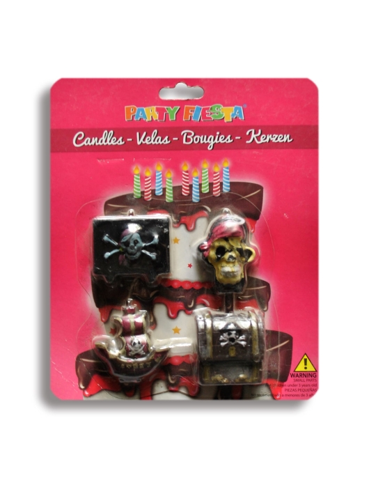 Pirate Cake Candle 4.5 x 3.5cms