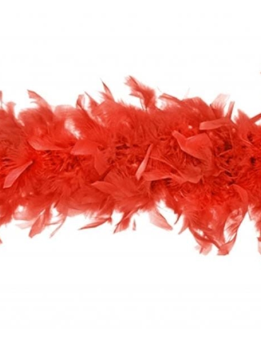 Boa 1 5M Plumas Rojas (Female Feather Muffler Red)