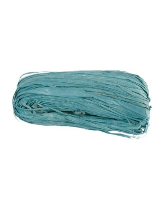 Blue Natural Raffia - 50 G