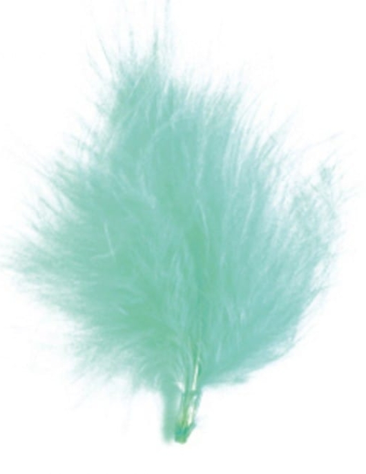 Trendy Feather (For Decoration ) Aqua Blue