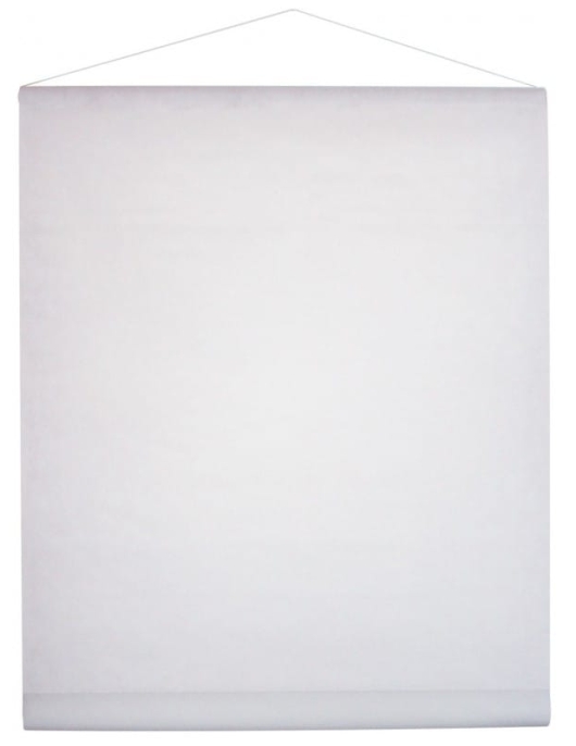 White Hanging Non Woven Tissue Fabric 80cm x 12 Meters