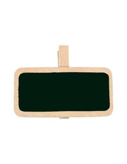 Sachet De 12 Pieces Dimens Color-25 – (Wooden Clips for hanging - Black Board style) Ivory