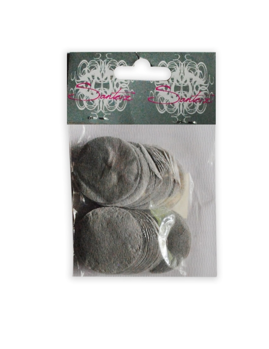 Sachet 100 Confettis (Round Shape) 3 5 cm Grey