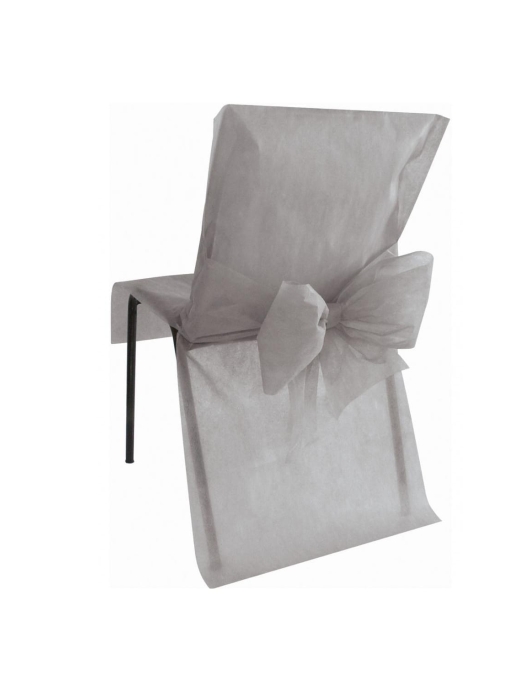 Silver Grey Chair Covers 50 cm x 95 cm