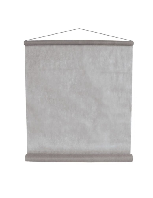 Silver Hanging Non Woven Tissue Fabric 80cm x 12 Meters
