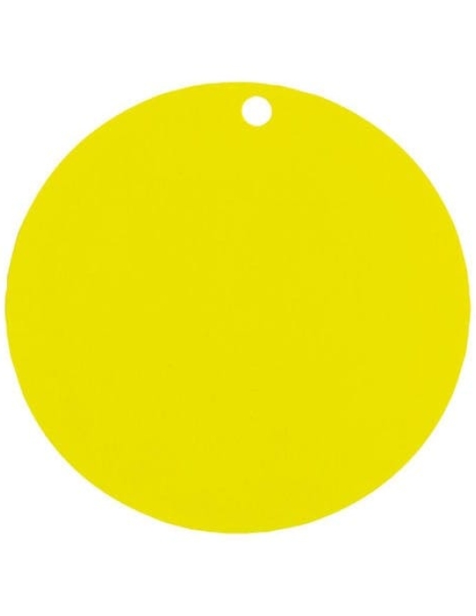Sachet De 10 Pieces (Card Baord Identification Markers Round Shape – Lime Green)