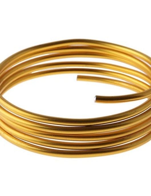 Golden Flexible Aluminum Wire - 5meter
