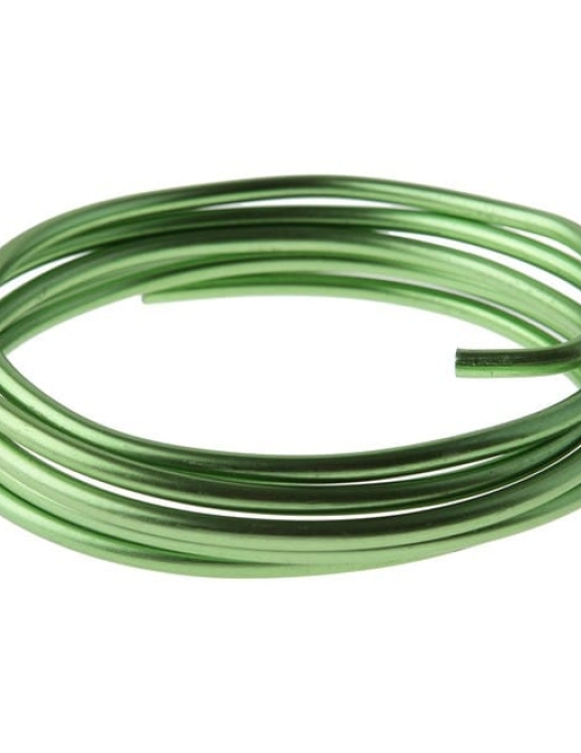 Green Flexible Aluminum Wire - 5meter