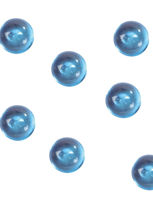 Blue Plastic Crystal Beads