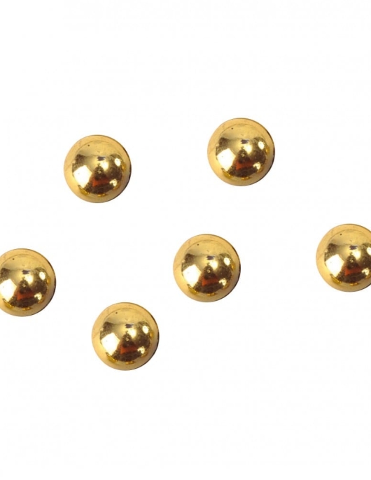Golden Plastic Pearl Beads
