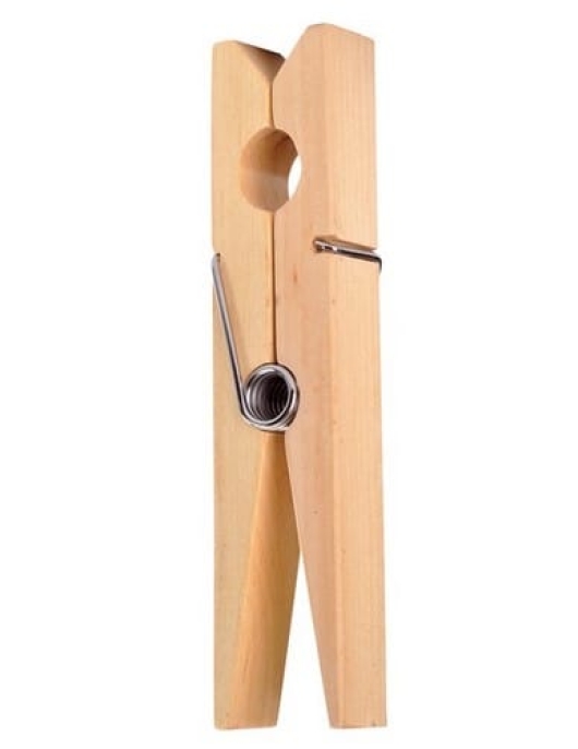 Beige Colored Large Clothespin 1pcs