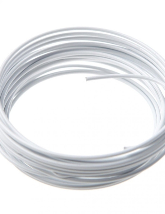 White Flexible Aluminum Wire - 5meter