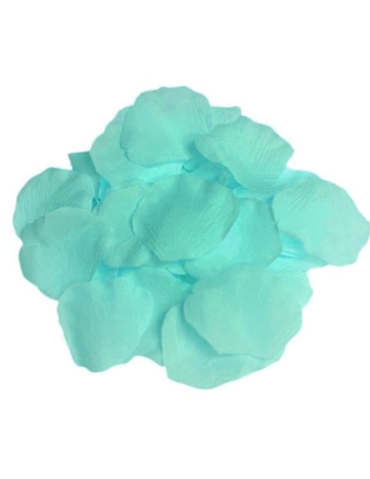 Table Decoration (Petals with Leaves) Sky Blue