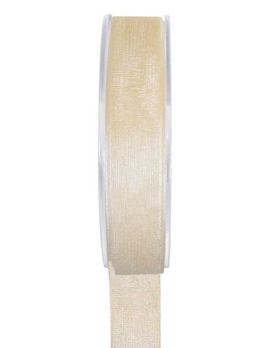 Ivory Organza Ribbon 6mm x 20m