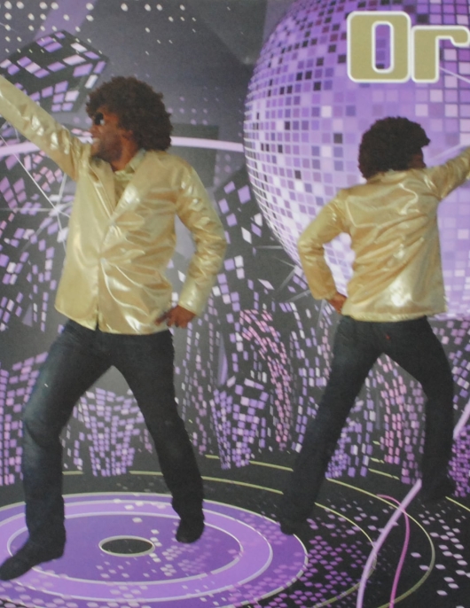 Disco Star Costume Adult Free Size