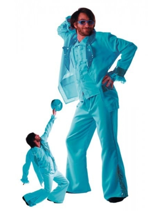 Forever Turquoise Boy Costume Adult Free Size