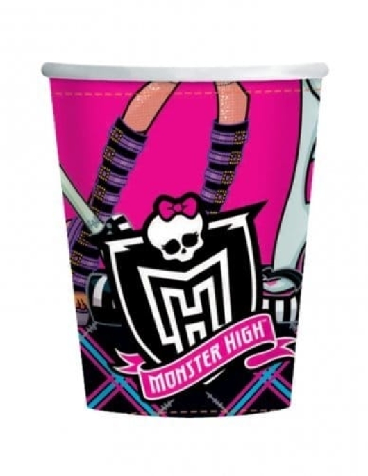 Monster High Original Paper Cups 250ml
