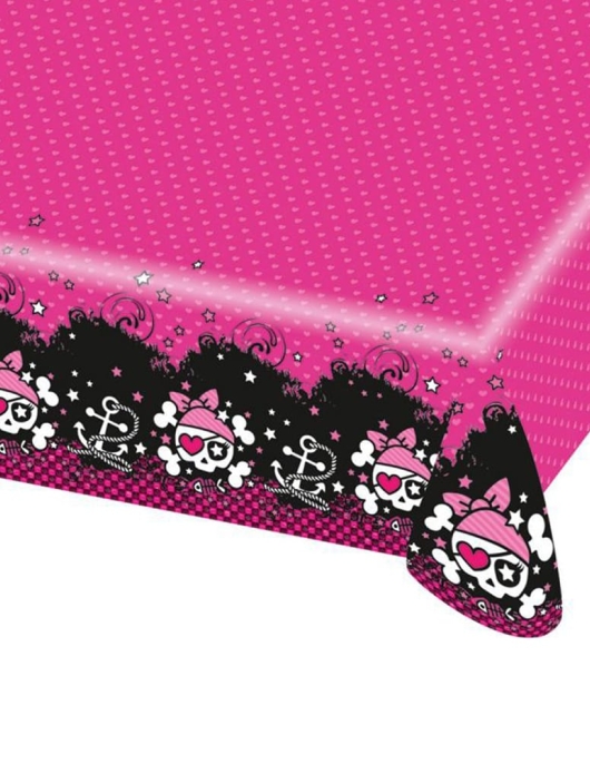 Pirate Girl Skull Table Cover 120 x 180cms
