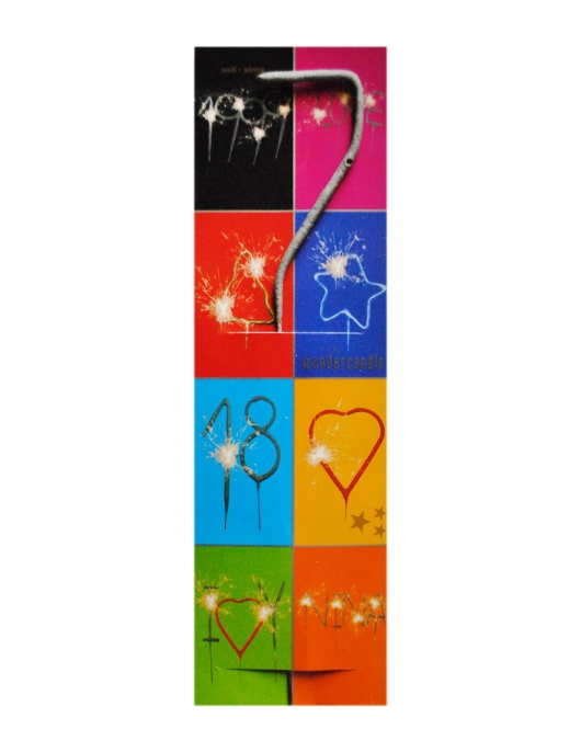 Sparkling Candle Numeral #7 Birthday Cake Candle