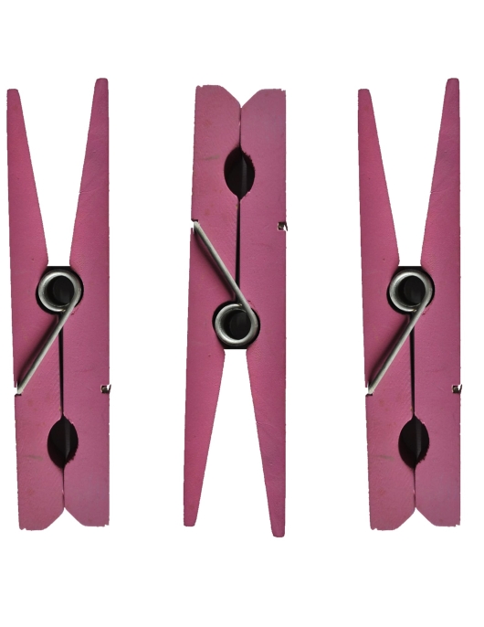 Pink Colored Large Clothespin 1pcs