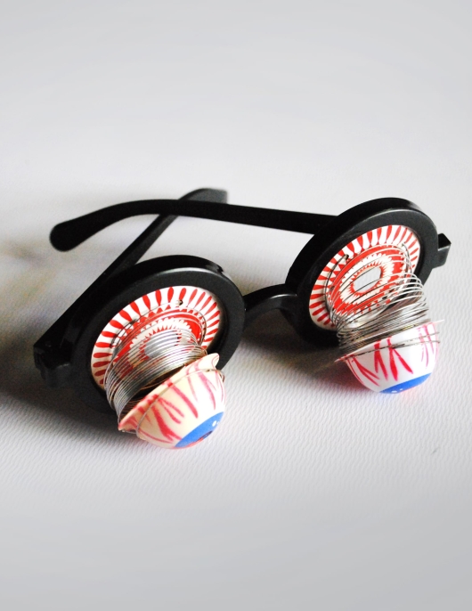 Horror Drooping Eyes Ball Spring Eye Wear