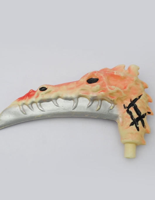 Plastic Dragon Face Slicer - (for attachment on rod)