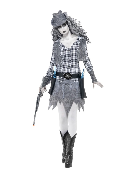 Zombie Cowgirl Costume Medium