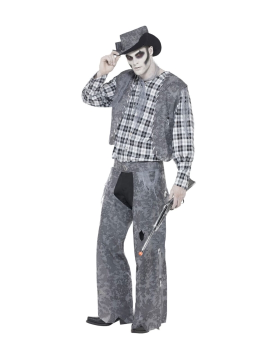 Zombie Cowboy Costumes Adult Medium