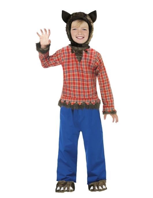 Were Wolf Boy Kids Costume Small 
