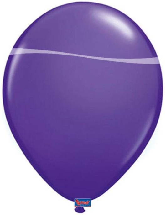 Purple Balloons Round 5 inch