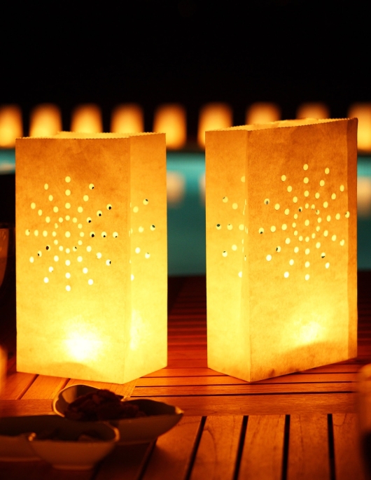 Luminaire Paper Candle Bags 5pcs