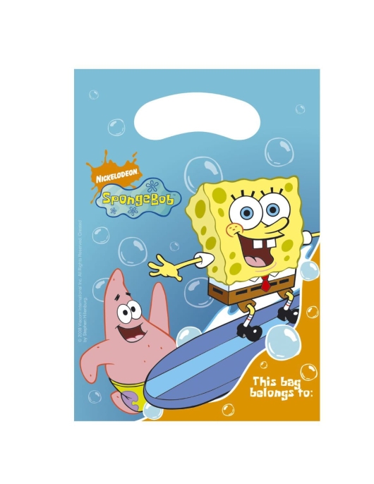 Sponge Bob Party Bags 6pcs
