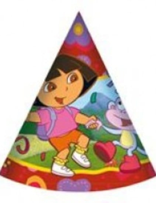 Dora Paper Hats 6pcs