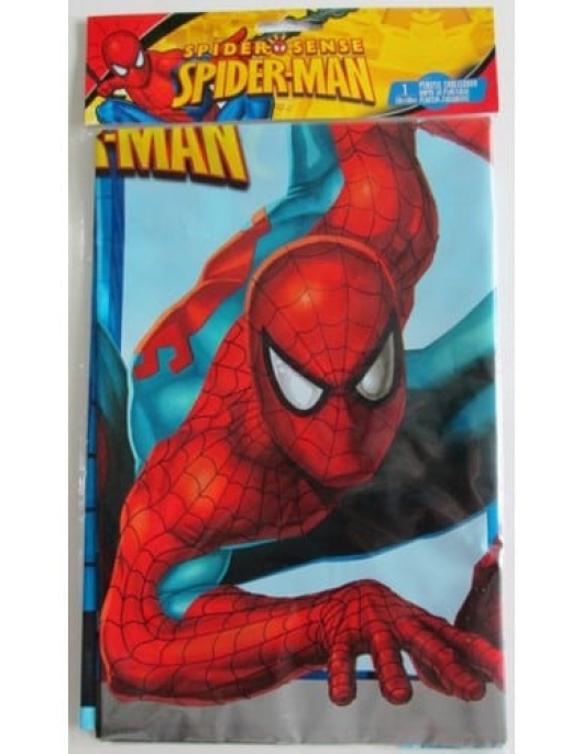 Spiderman Plastic Table Cover 120 x 180cms