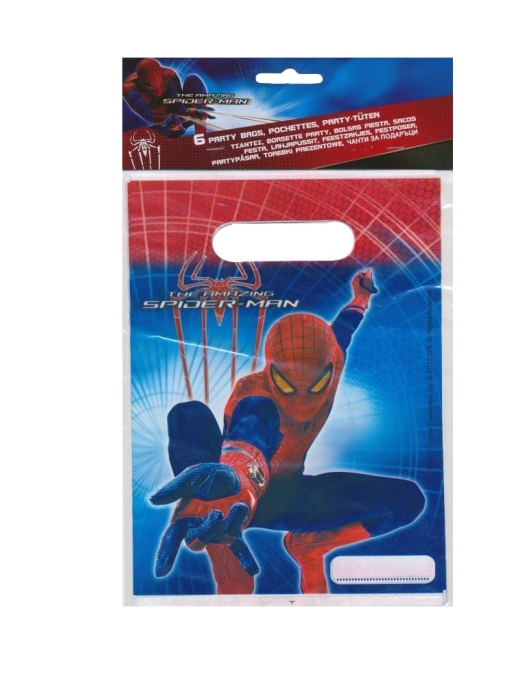 6 Party Bags The Amazing Spider Man