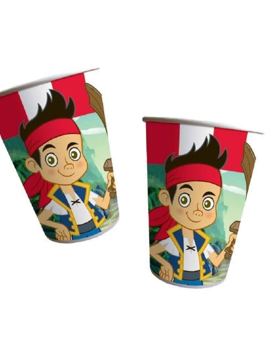 Jake and the Never Land Pirates Paper Cups 200ml