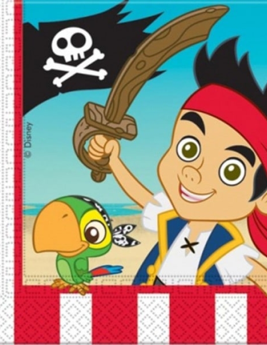 Jake and the Never Land Pirates Paper Napkins 33 x 33cms