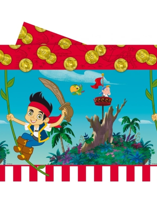 Jake and the Never Land Pirates Plastic Table Cover 120 x 180cms
