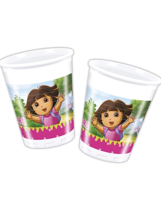 Dora Plastic Cups 200ml