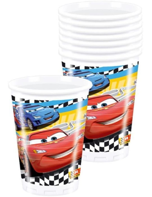 Cars Plastic Cups 200ml