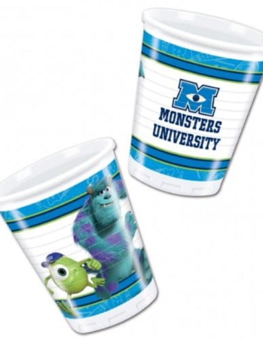 Monsters University Plastic Cups 200ml