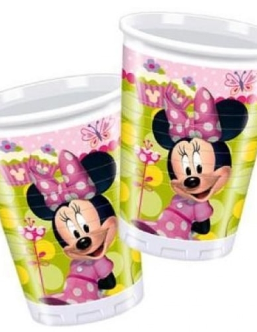 Minnie Mouse Plastic Cups 200ml