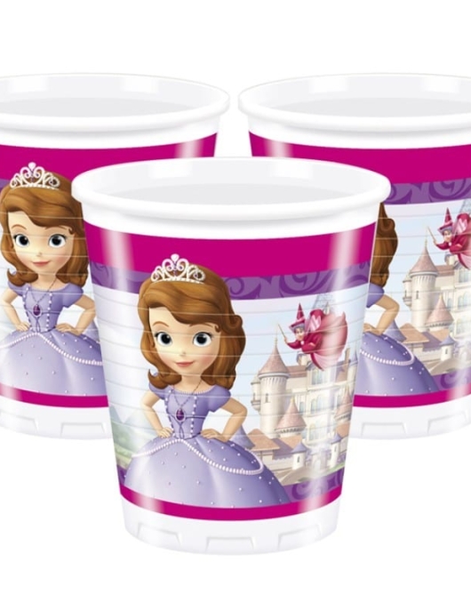 Sofia the First Plastic Cups 200ml