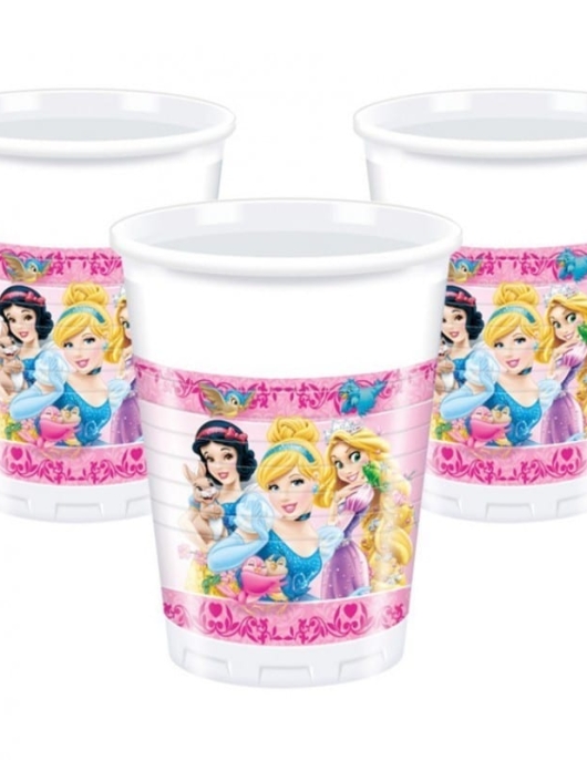 Princesses Royal Plastic Cups 200ml
